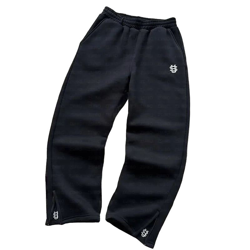 Y2K Fashion Jogger Sweatpants Couple Straight Pants Men's Hoodie