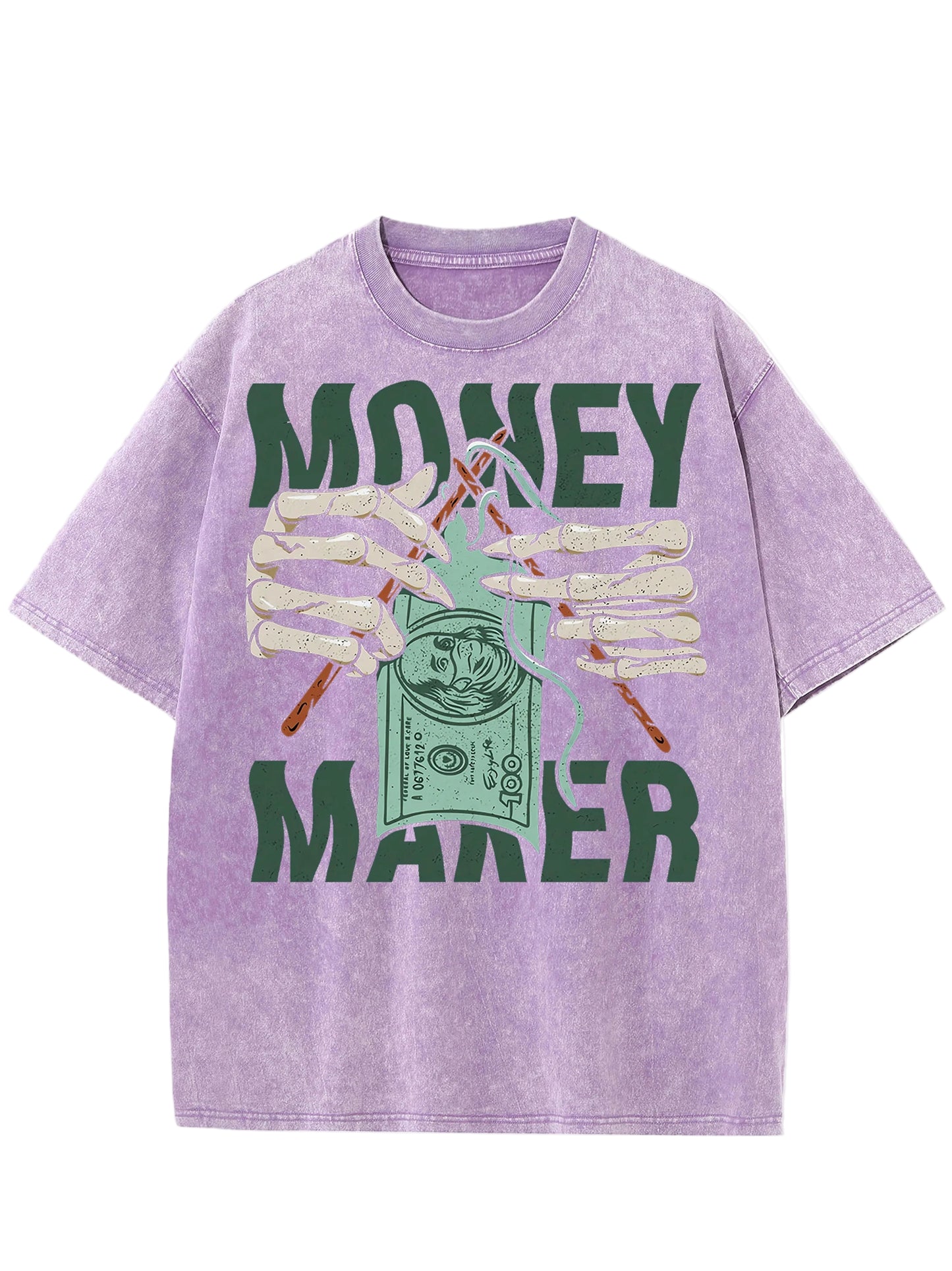 Cotten Short Sleeve T shirt Money Maker