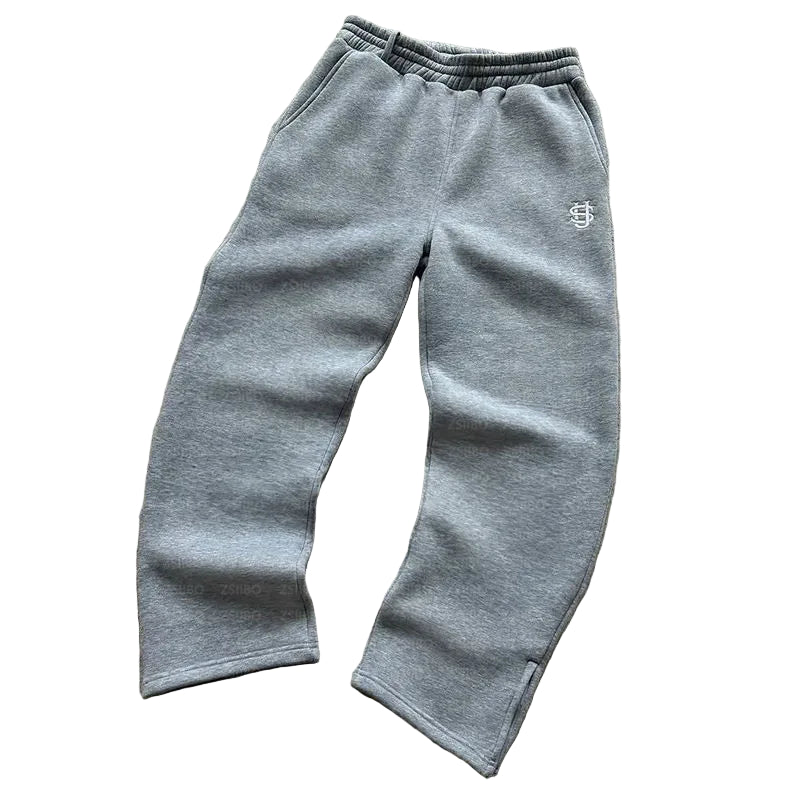 Y2K Fashion Jogger Sweatpants Couple Straight Pants Men's Hoodie