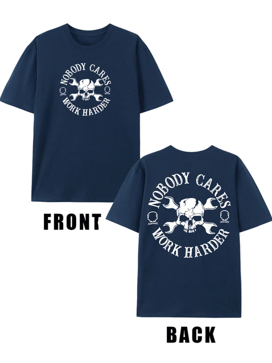 Cotten Short Sleeve T shirt Nobody Cares