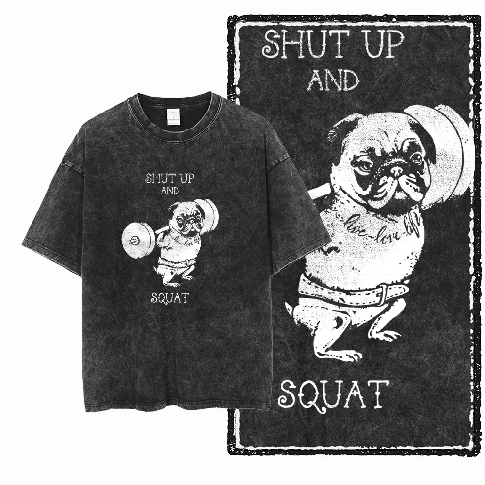 YG Elite Bodybuilding™ Acid-Wash Premium Cotton Tee