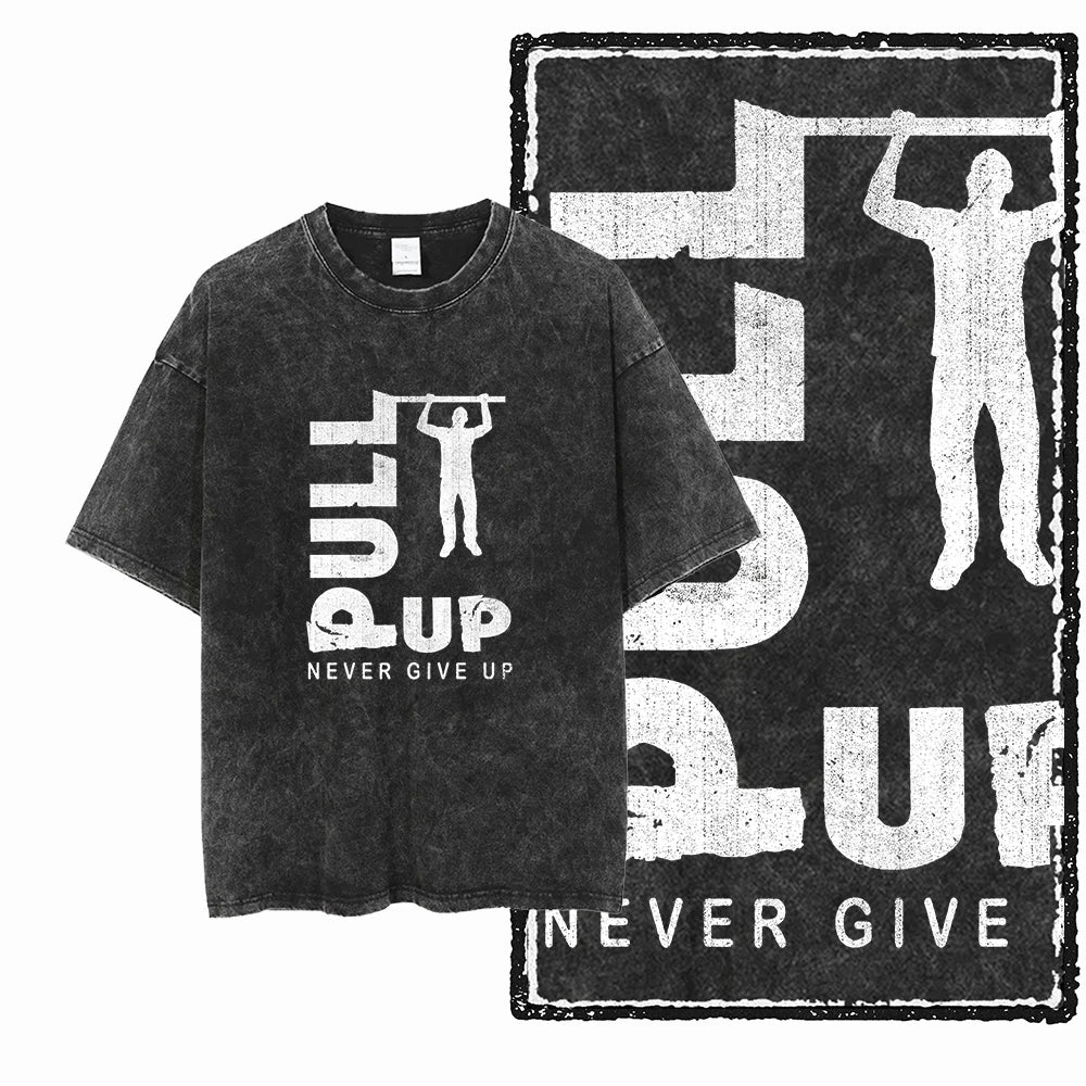 YG Elite Bodybuilding™ Acid-Wash Premium Cotton Tee