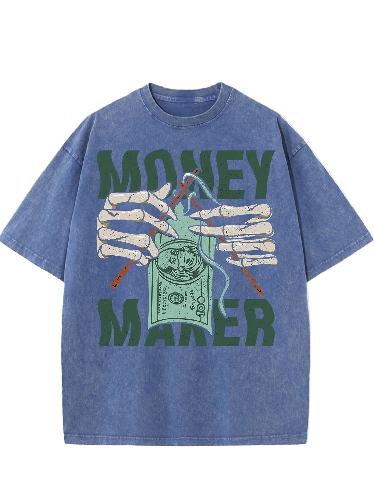Cotten Short Sleeve T shirt Money Maker