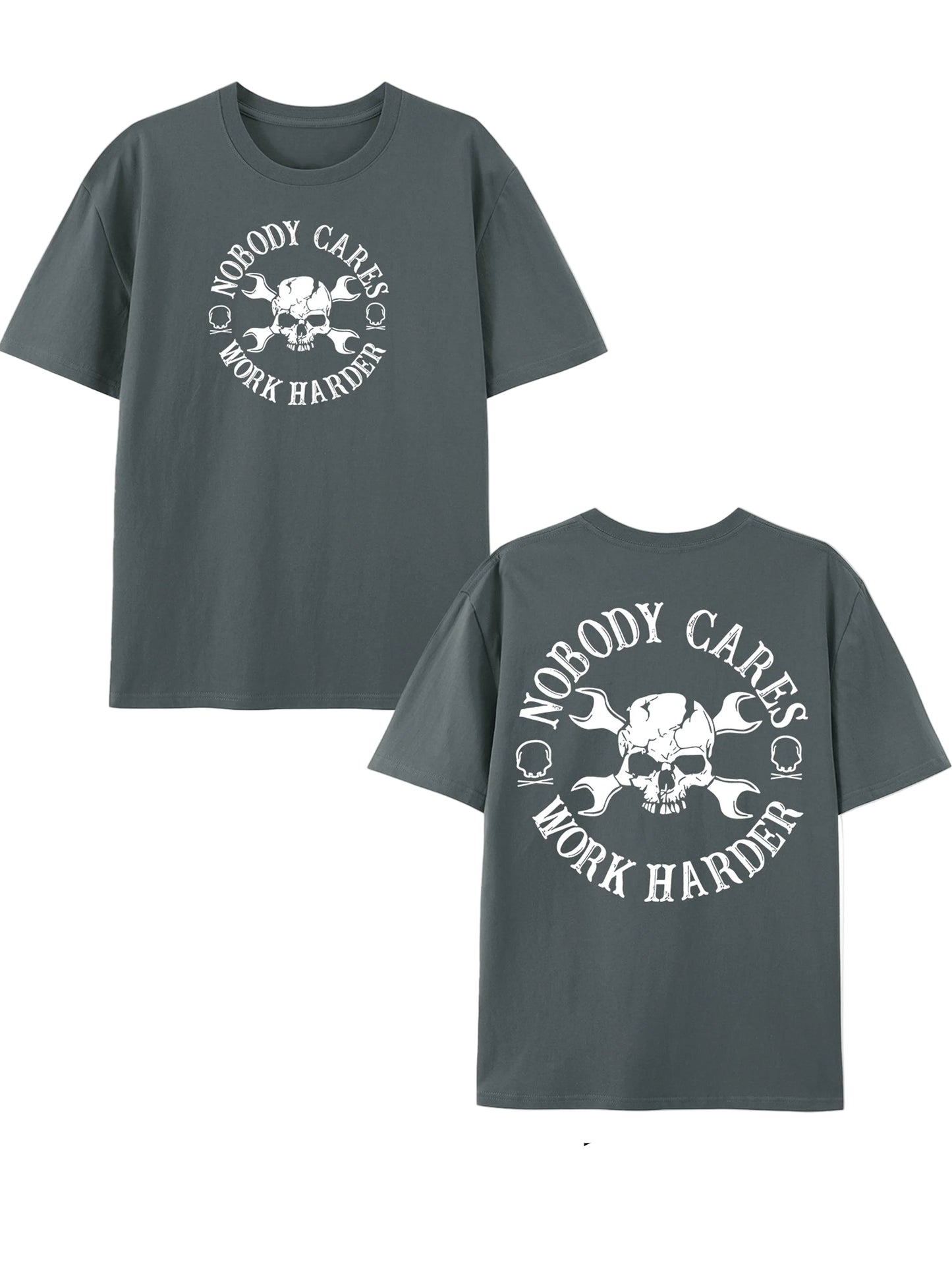 Cotten Short Sleeve T shirt Nobody Cares