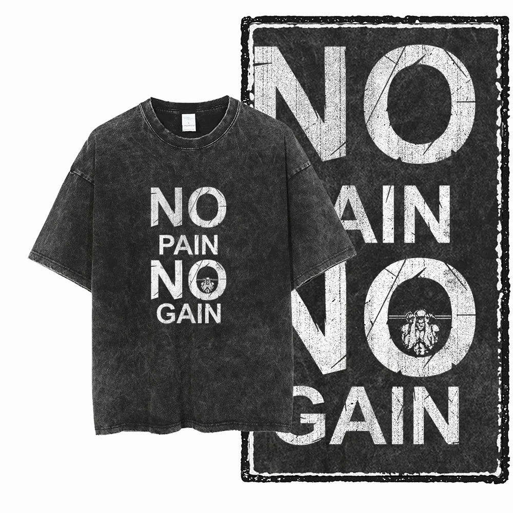YG Elite Bodybuilding™ Acid-Wash Premium Cotton Tee