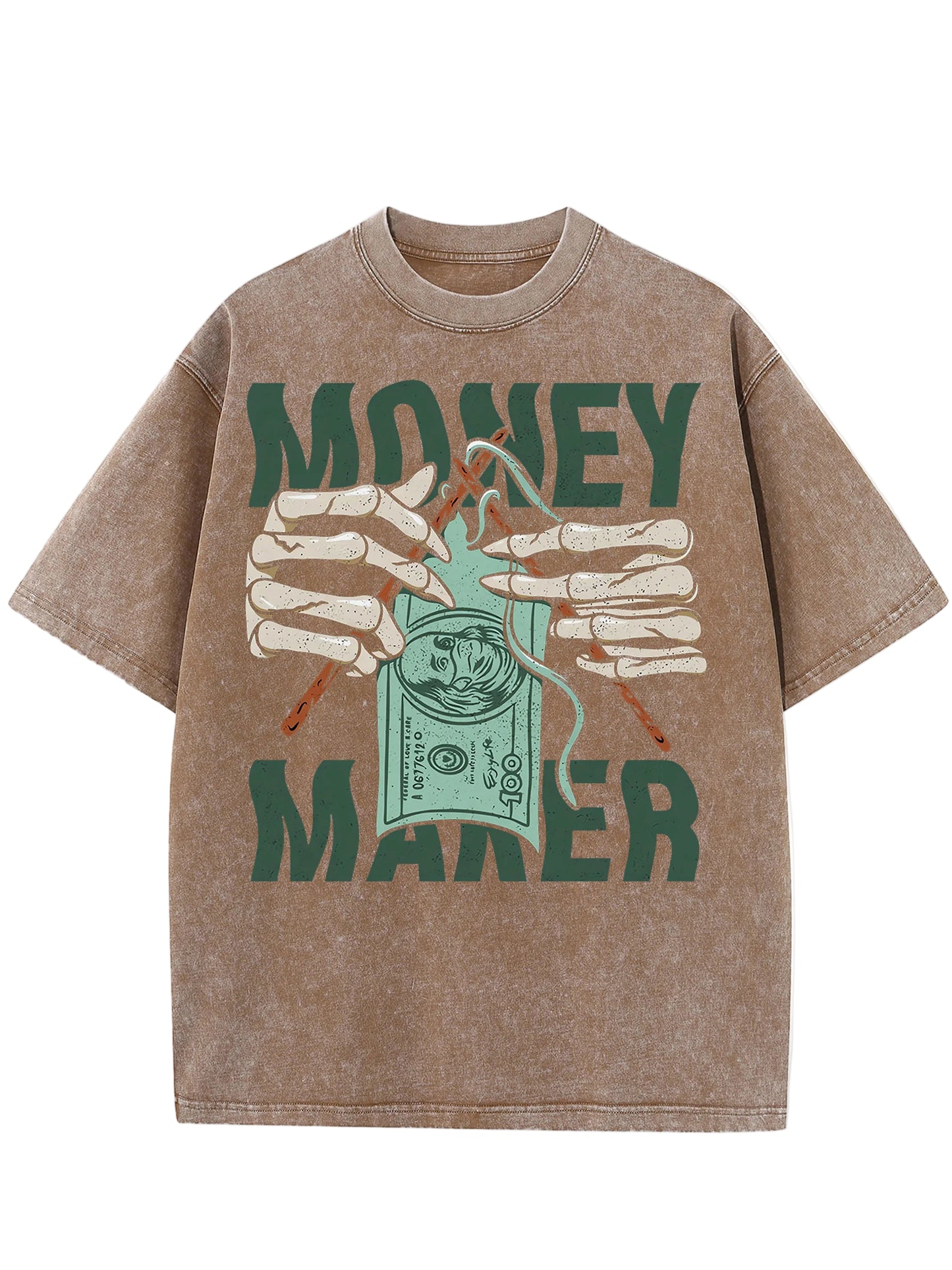 Cotten Short Sleeve T shirt Money Maker