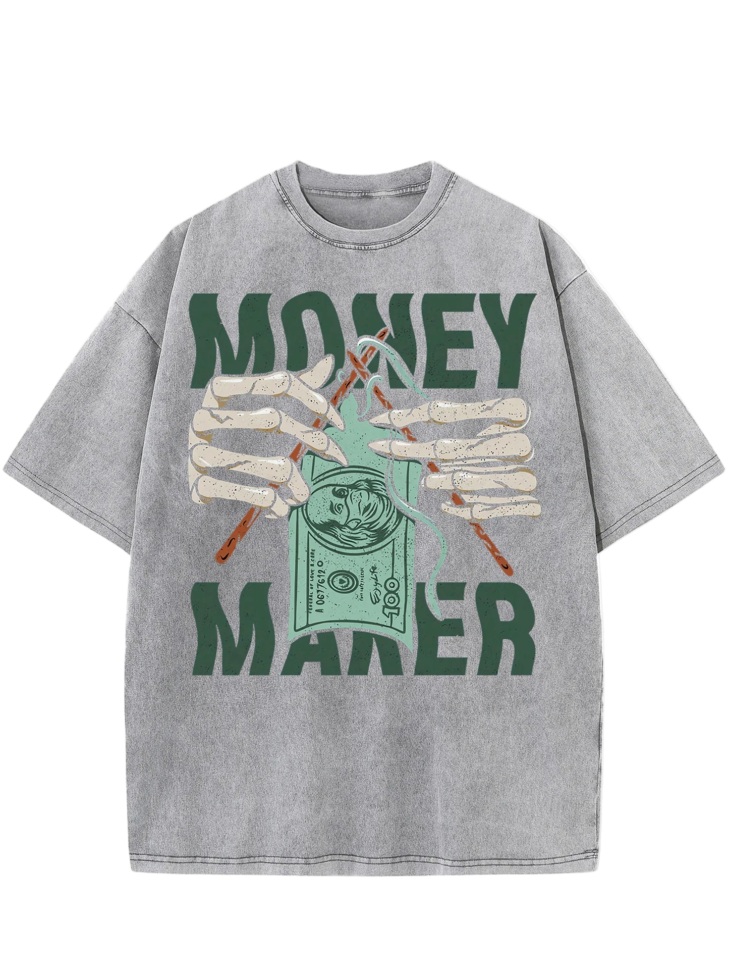 Cotten Short Sleeve T shirt Money Maker